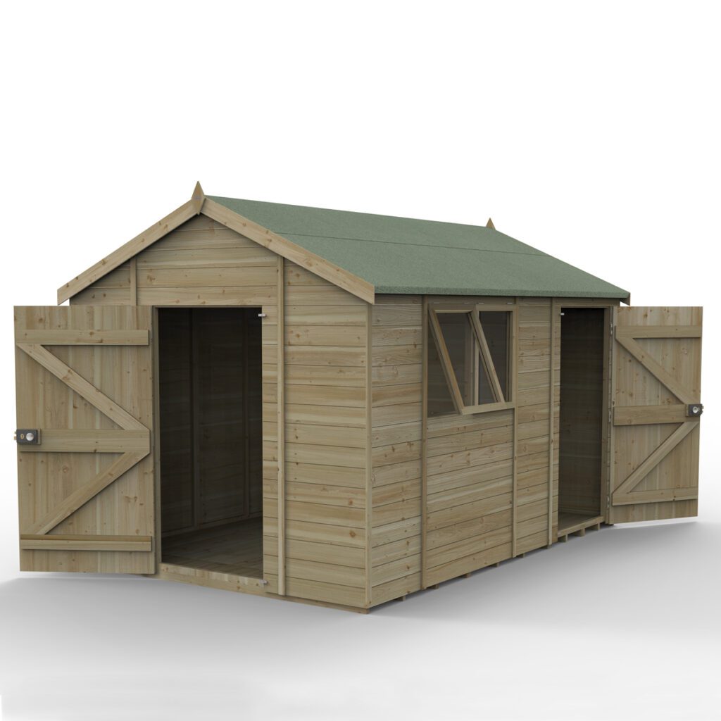 Timberdale 12×8 Apex Shed – Combo with Installation 5013053189160 2
